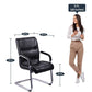 Medium Back Cantilever Chair In Black Colour