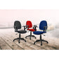 Comfort Ergo 2-Lever Operator Chair | Black | Adjustable Arms | Chrome Base